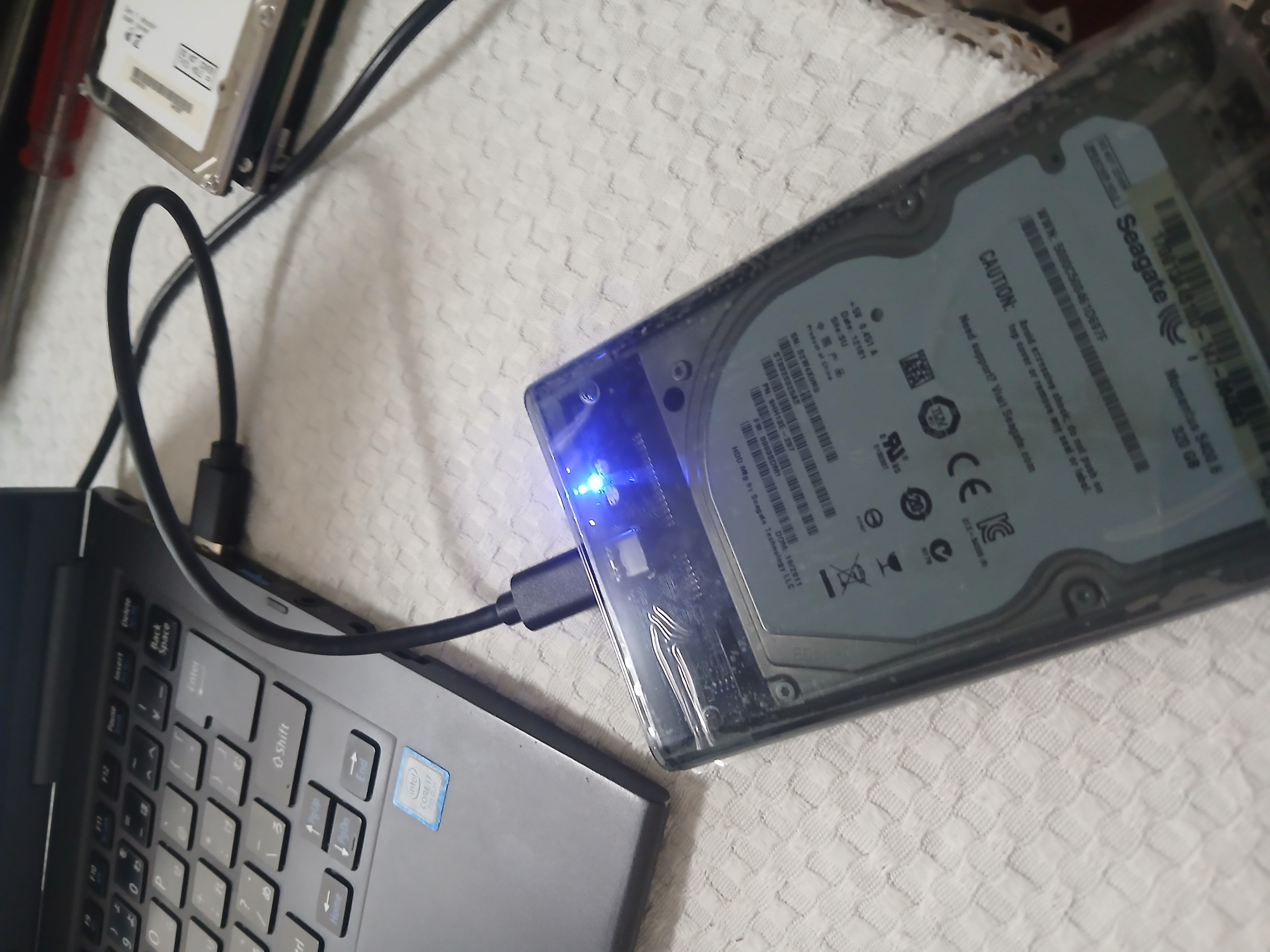 Корпус-кейс для внешнего жесткого диска SATA, USB 3.1, HDD SSD 2.5