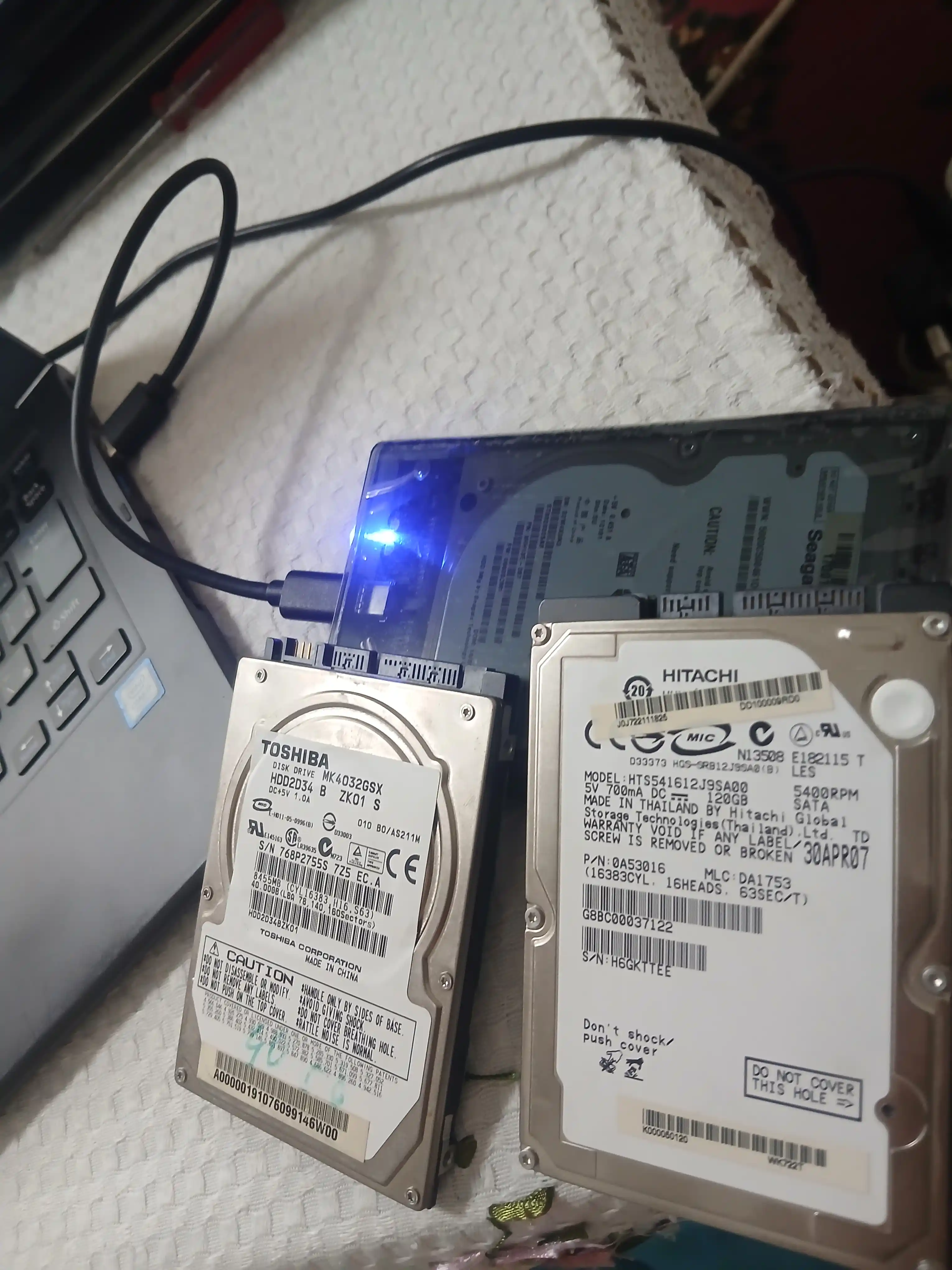 Корпус-кейс для внешнего жесткого диска SATA, USB 3.1, HDD SSD 2.5
