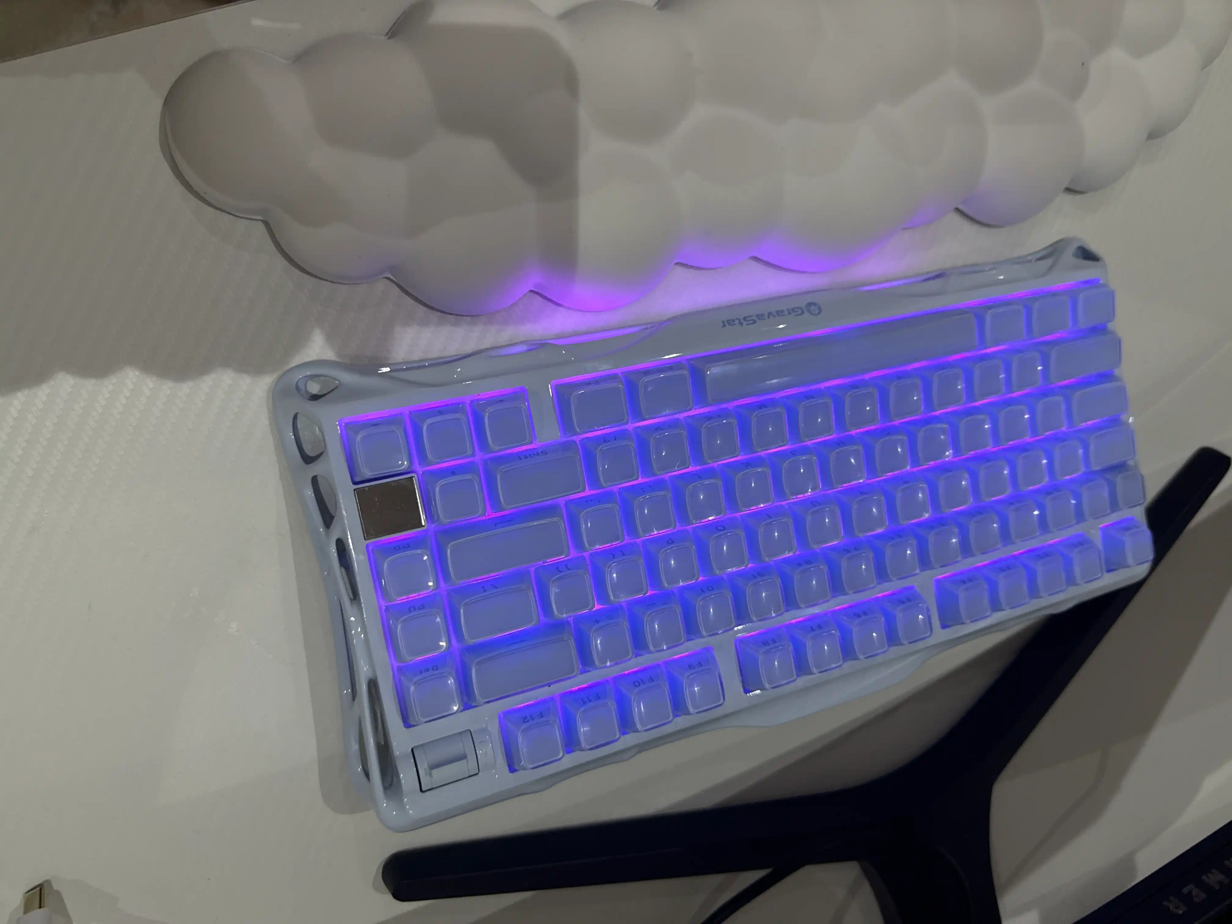 Игровая клавиатура GRAVASTAR Mercury K1 Special Edition Ice Blue