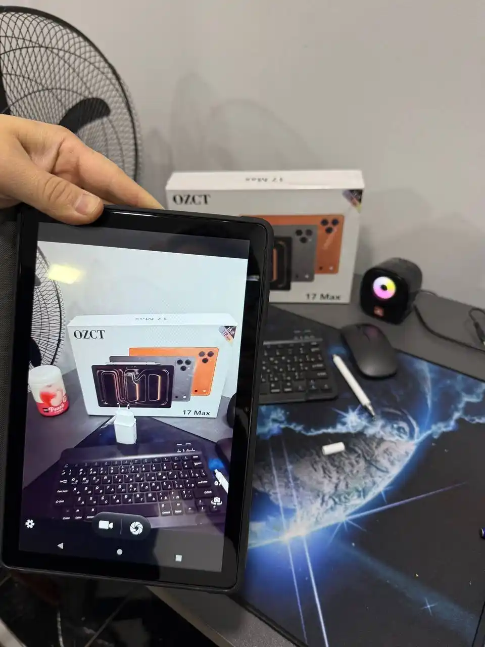Планшет умный 17 Pro Max с металлическим корпусом Smart Android 15 UZIMEI клавиатура мышь