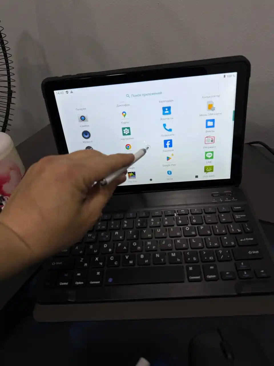 Планшет умный 17 Pro Max с металлическим корпусом Smart Android 15 UZIMEI клавиатура мышь