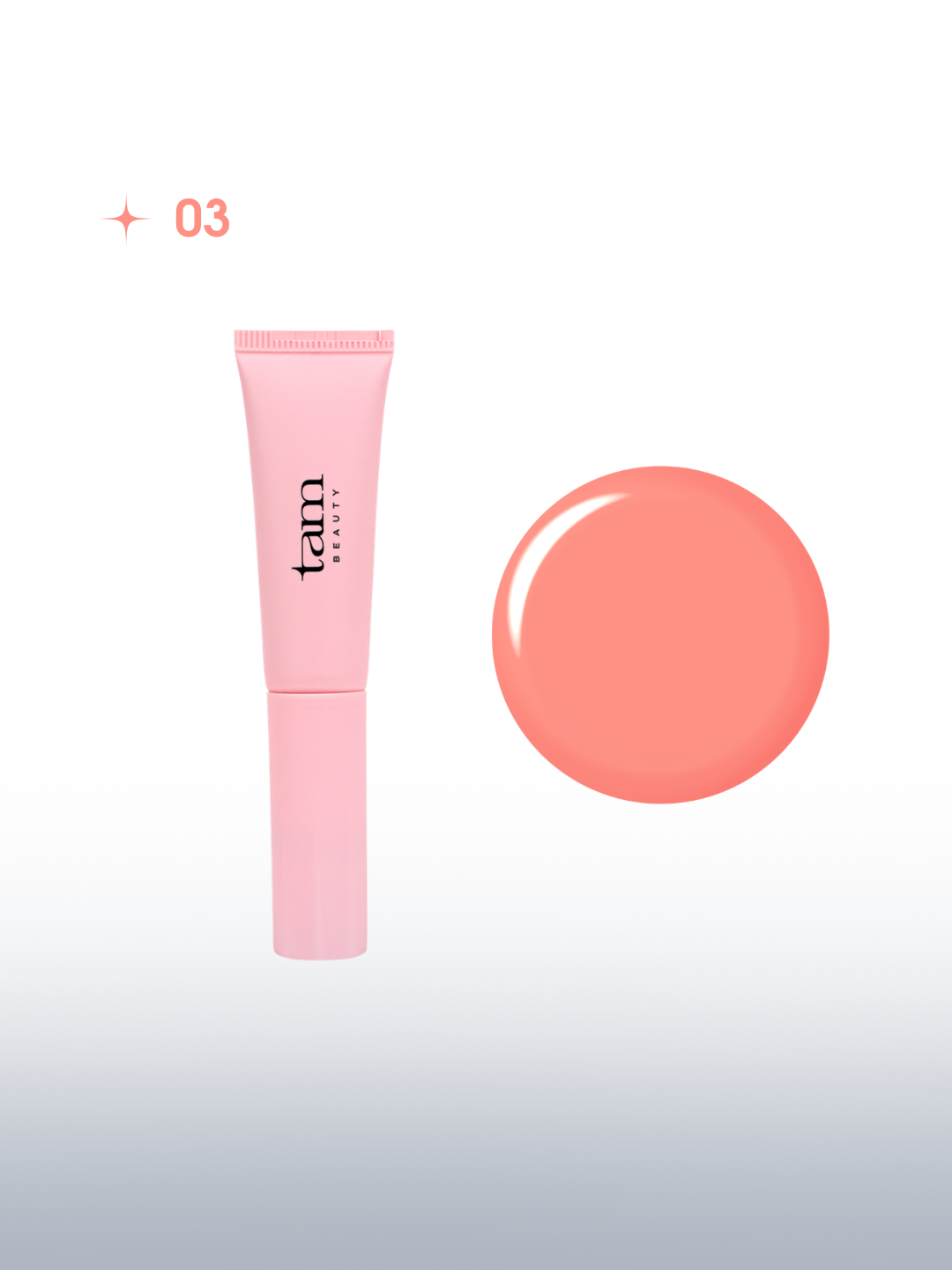 Жидкие румяна для лица TAM BEAUTY The Jelly Milky Cheek Blush, с удобным апликатором - 