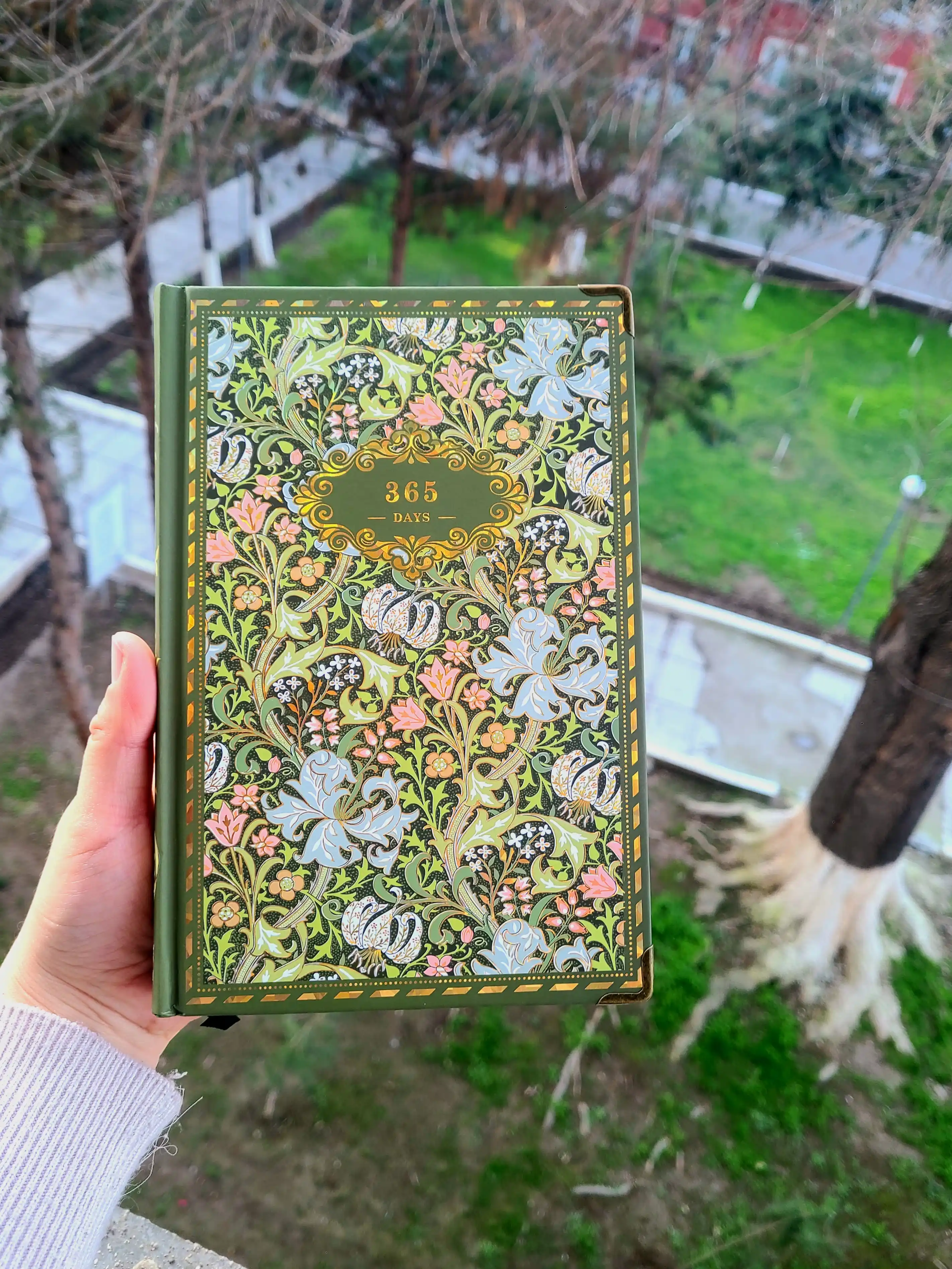 Блокнот, 365 дней с замком из крафт-бумаги, ежедневник без рисунка, ретро блокнот
