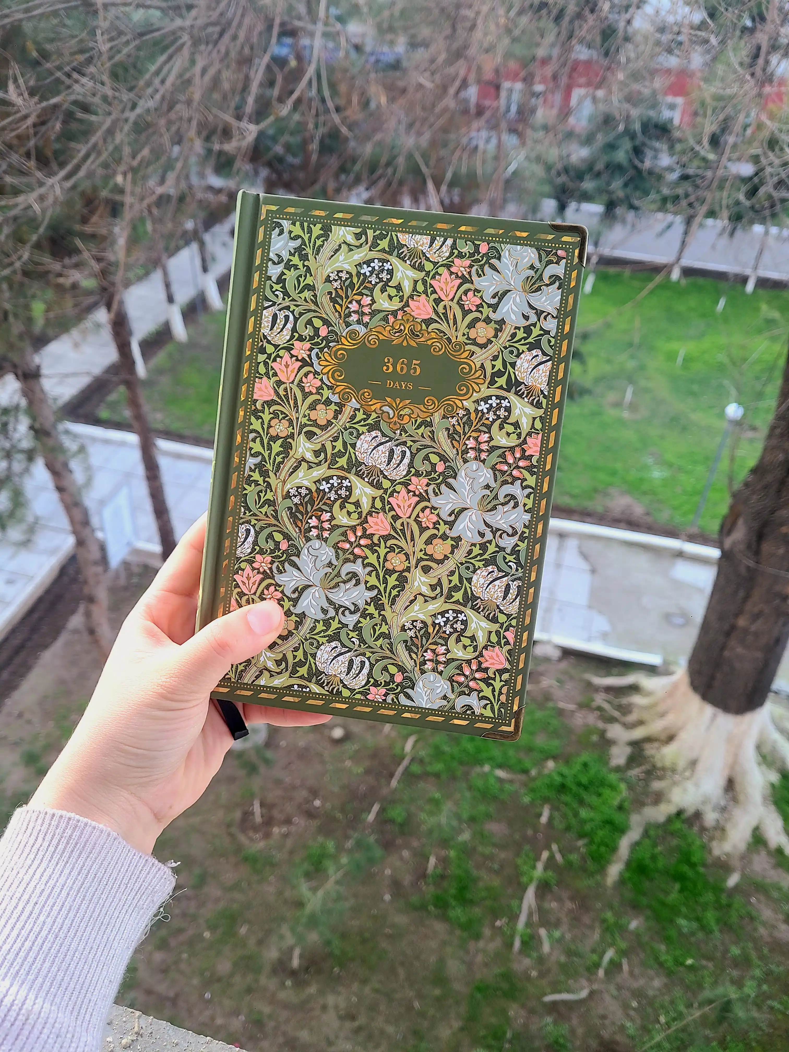 Блокнот, 365 дней с замком из крафт-бумаги, ежедневник без рисунка, ретро блокнот