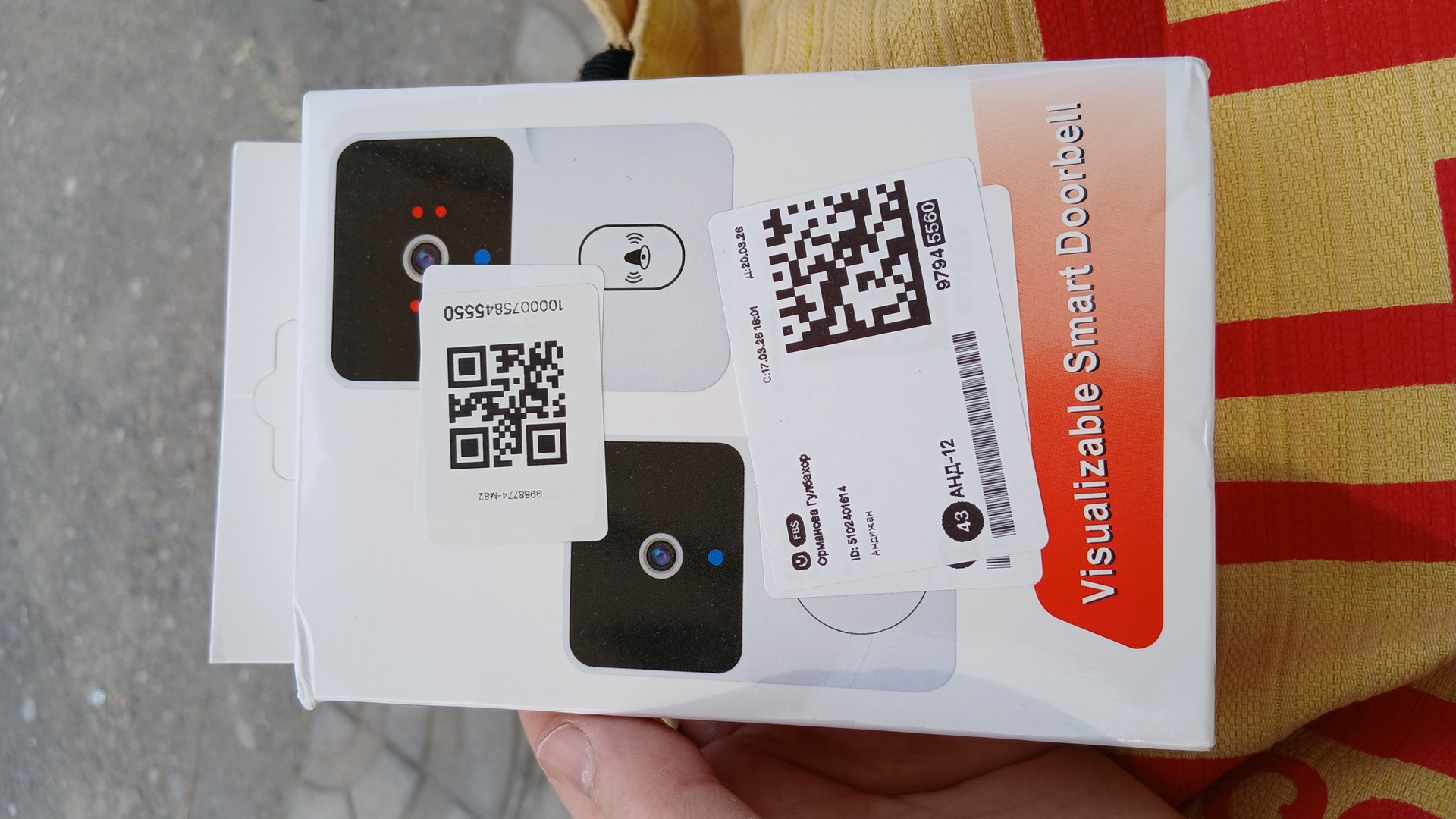 Wi-Fi eshik qo‘ng‘irog‘i kamerali – HD video va Ilova orqali boshqaruv