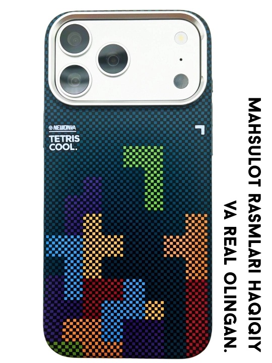 Чехол X Kevlar Tetris: авиационный алюминий, кнопки CNC, MagSafe и защита камер