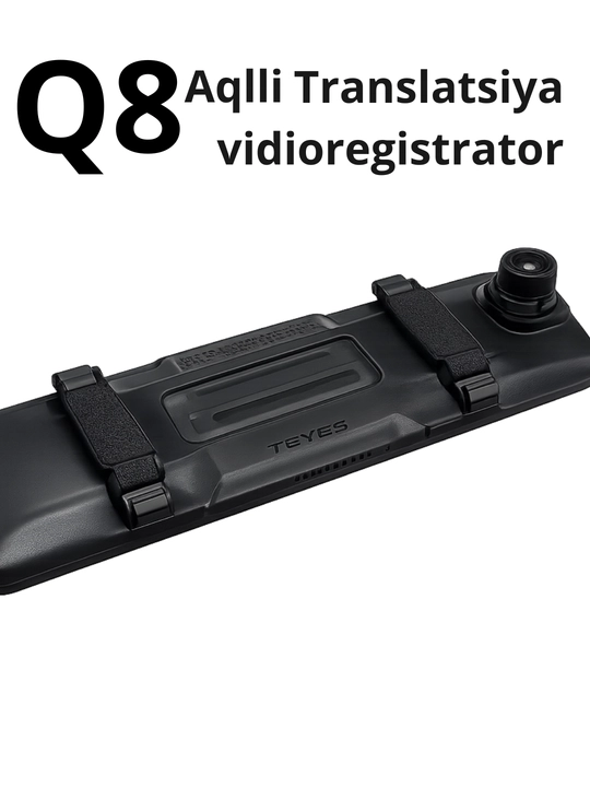 Videoregistirator TEYES Q8 PRO, 3 kameralik, Wi-Fi kuzatuv