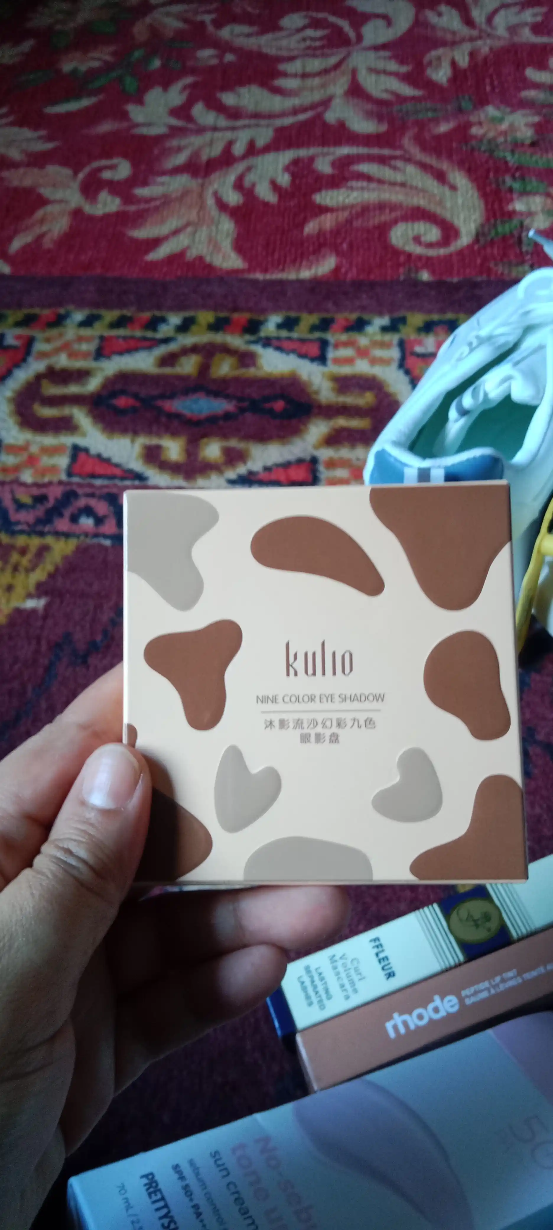 Палетка теней для век Kulio, 9 цветов