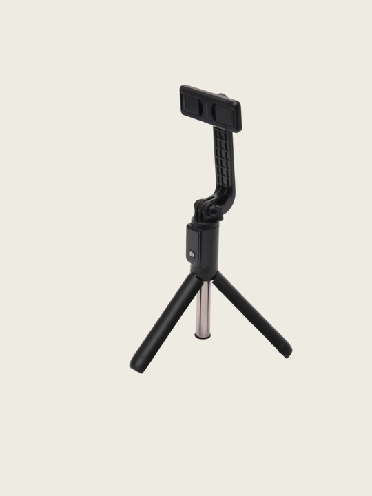 Telefon uchun shtativ, selfi uchun monopod, Bluetooth pult va yorug‘lik bilan