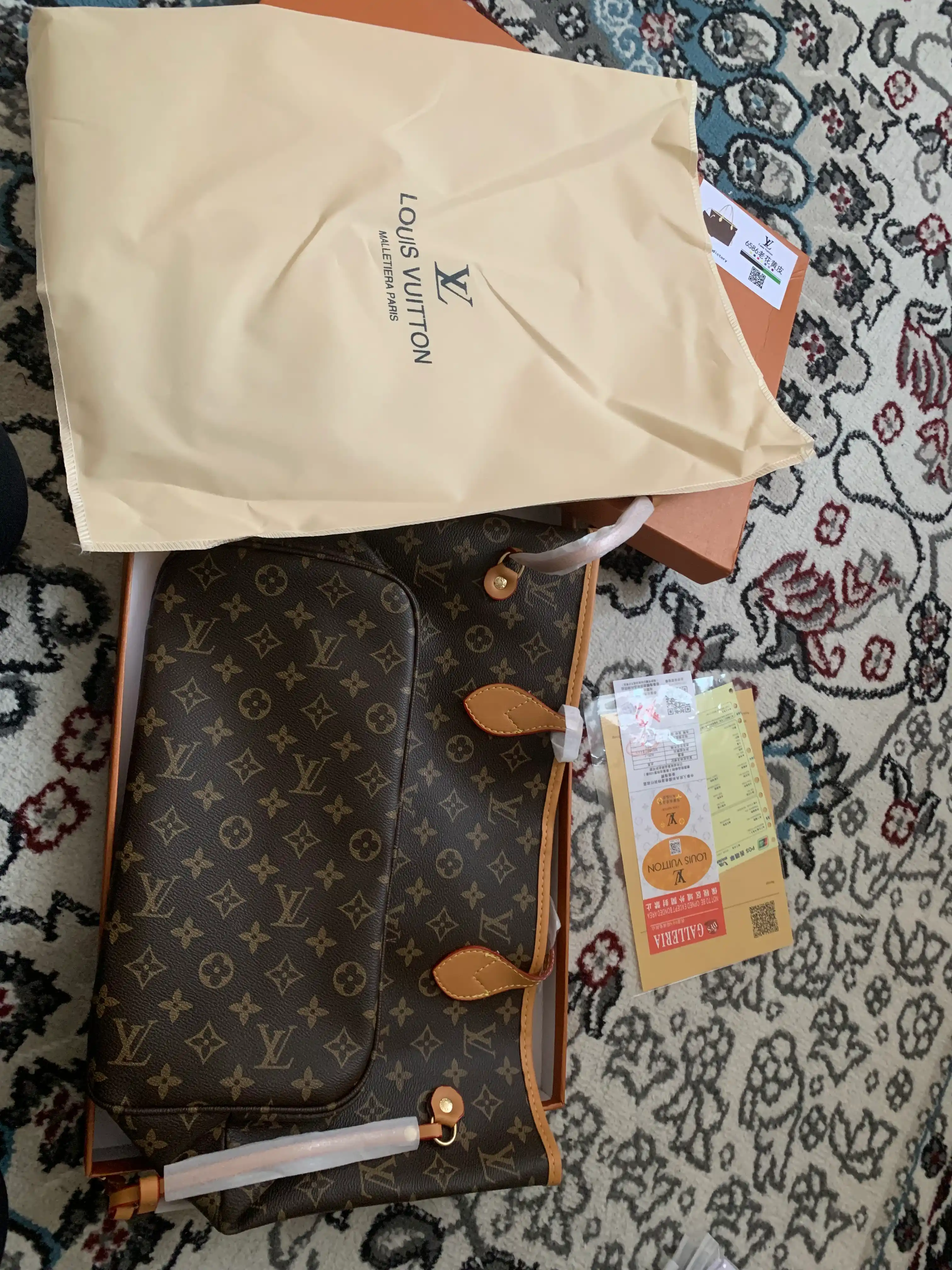 Ayollar sumkasi Louis Vuitton Neverfull uslubida