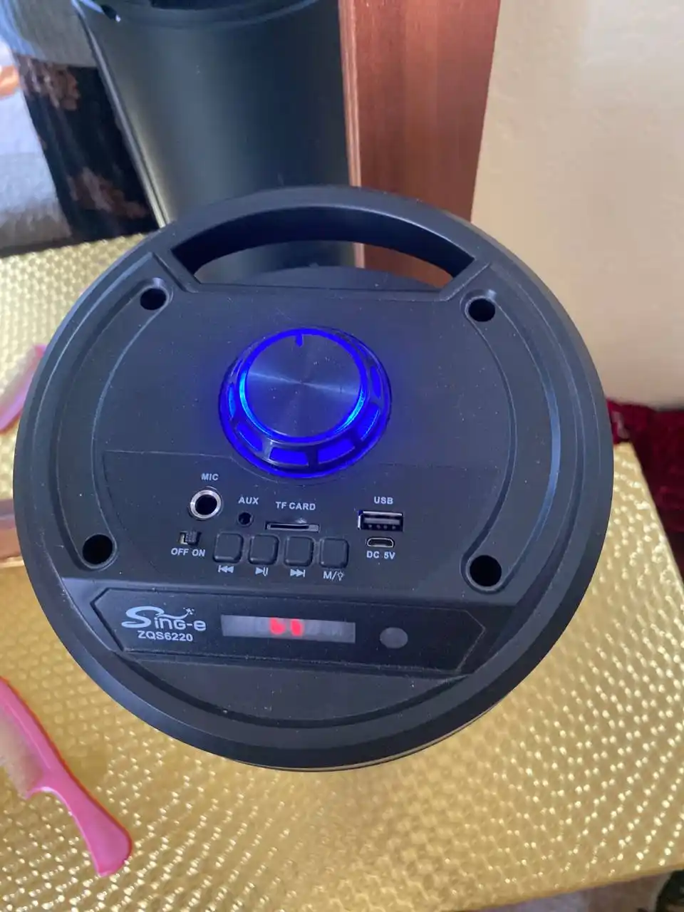 Portativ simsiz kolonka Sing-e, musiqali karaoke, Bluetooth, mikrofon sovg'aga