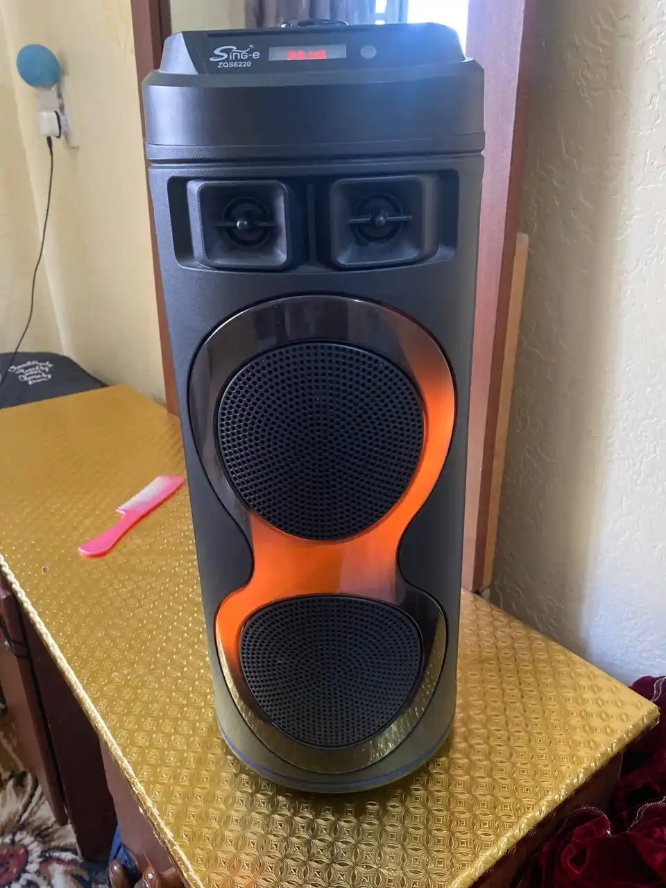 Portativ simsiz kolonka Sing-e, musiqali karaoke, Bluetooth, mikrofon sovg'aga