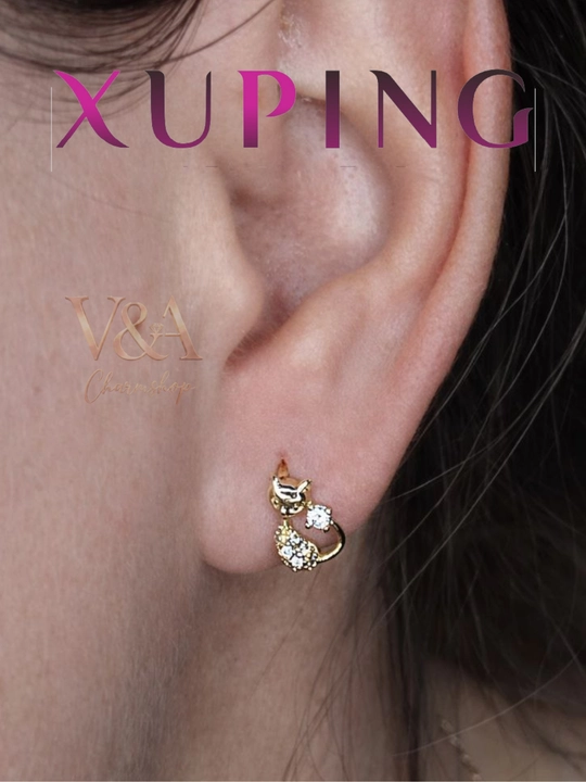 Детские серьги Xuping для девочек, маленькие