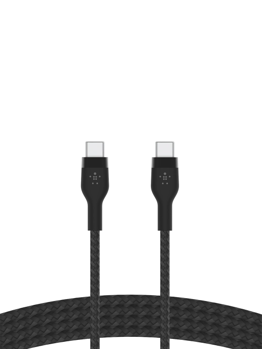 Kabel Belkin Type C to Type C BoostCharge Pro Flex, 60W, 1,2,3 m, mustahkam,tez zaryadlash
