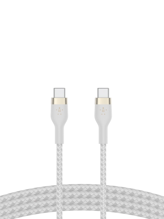 Kabel Belkin Type C to Type C BoostCharge Pro Flex, 60W, 1,2,3 m, mustahkam,tez zaryadlash