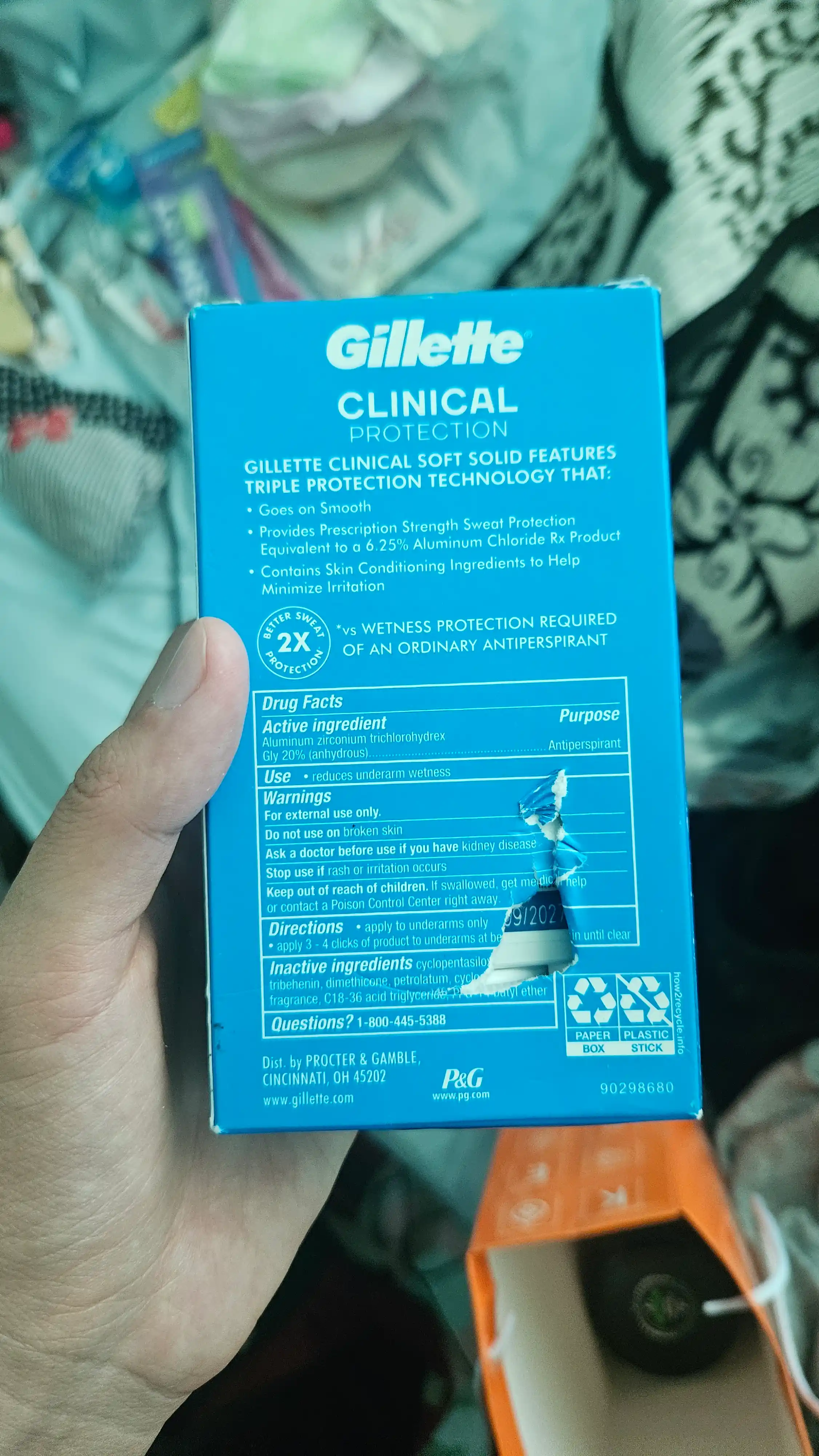 AQSh - Maksimal himoya – Gillette Clinical Ultimate Fresh, 48 g