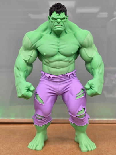 Фигурка HULK 24 см — 3D игрушка персонажа, коллекционная модель — ADEKUZ-HULK24SM