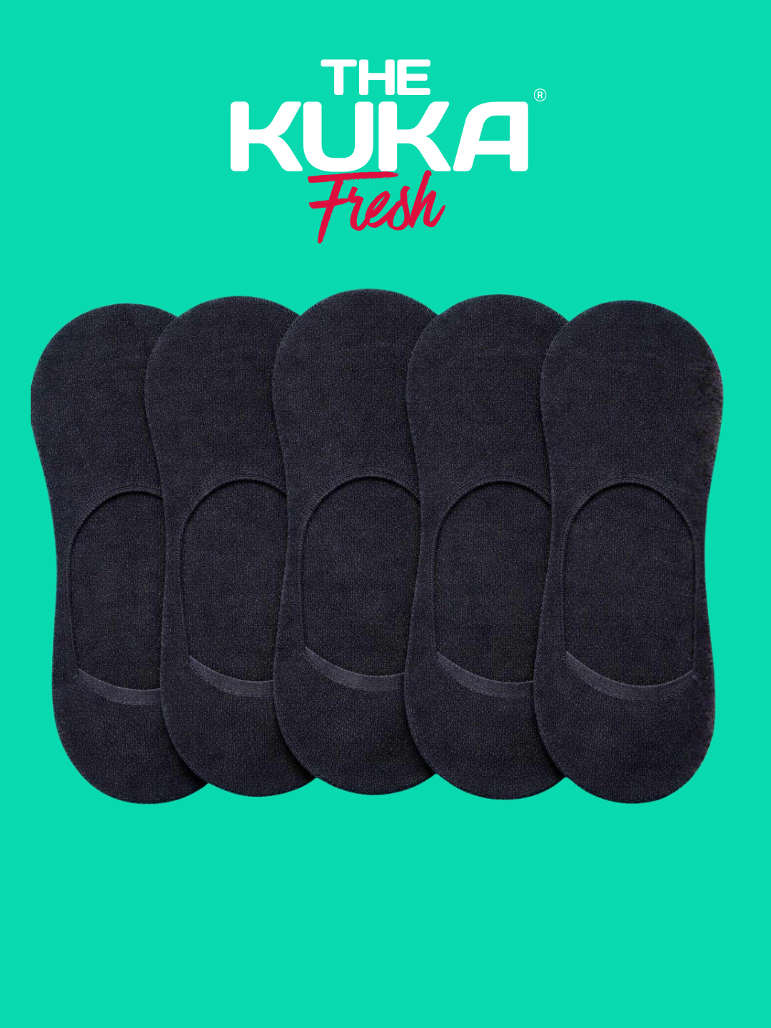Носки следки женские и мужские, 37-43, короткие, хлопковые пятки The Kuka Fresh