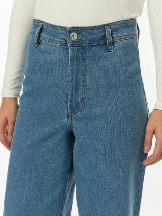 Ayollar uchun denim,to‘g‘ri kesim jinsi shim, bahor yoz mavsumi uchun