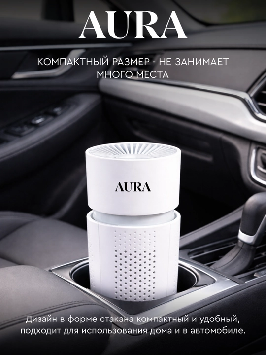 Очиститель воздуха для автомобиля Car Air Purifier AURA M6