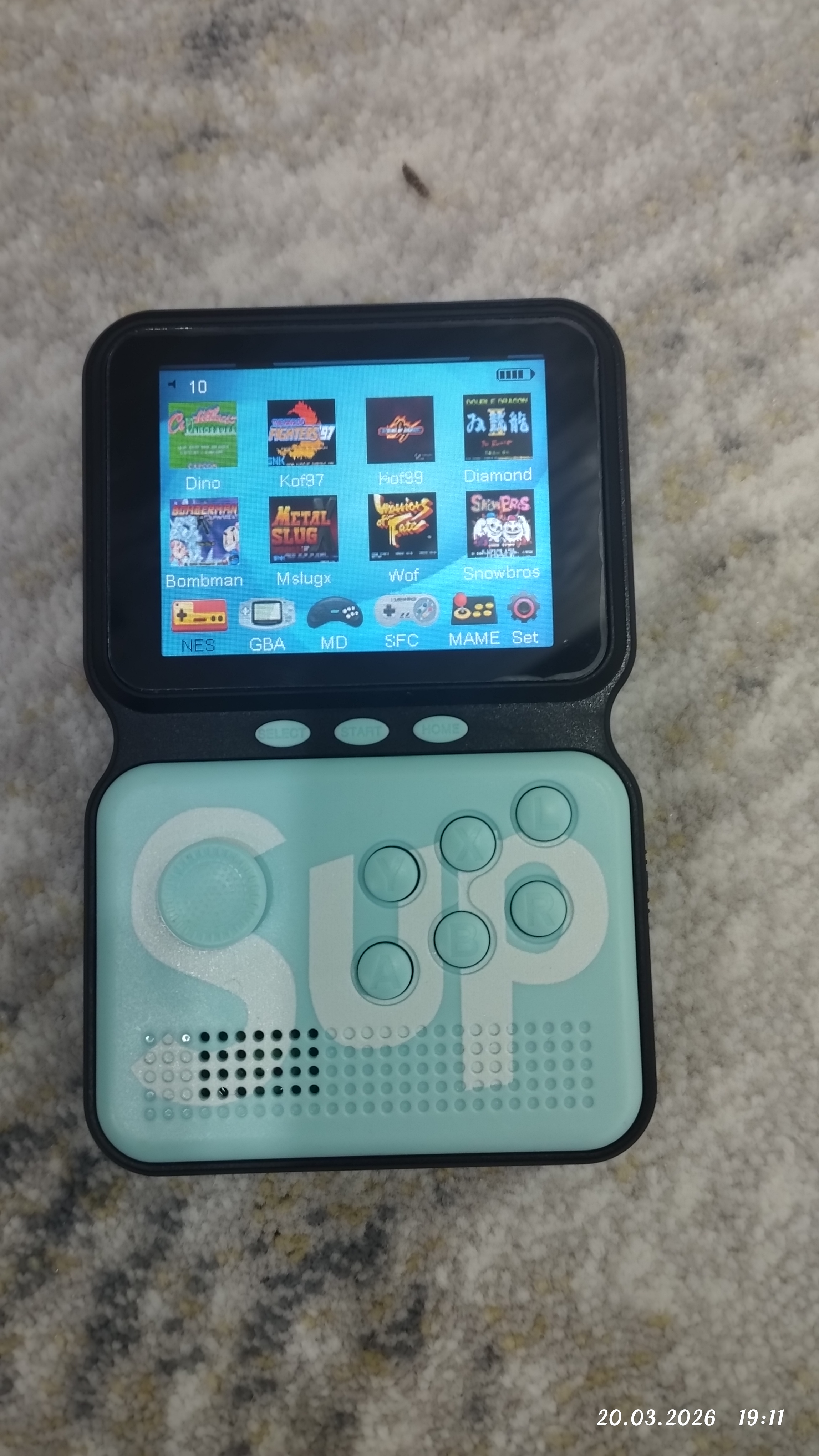 Игровая приставка SUP Game Box, портативная консоль 