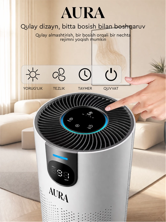 Очиститель воздуха для офиса и дома Air Purifier AURA PS1