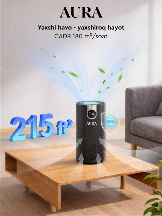 Очиститель воздуха для офиса и дома Air Purifier AURA PS1
