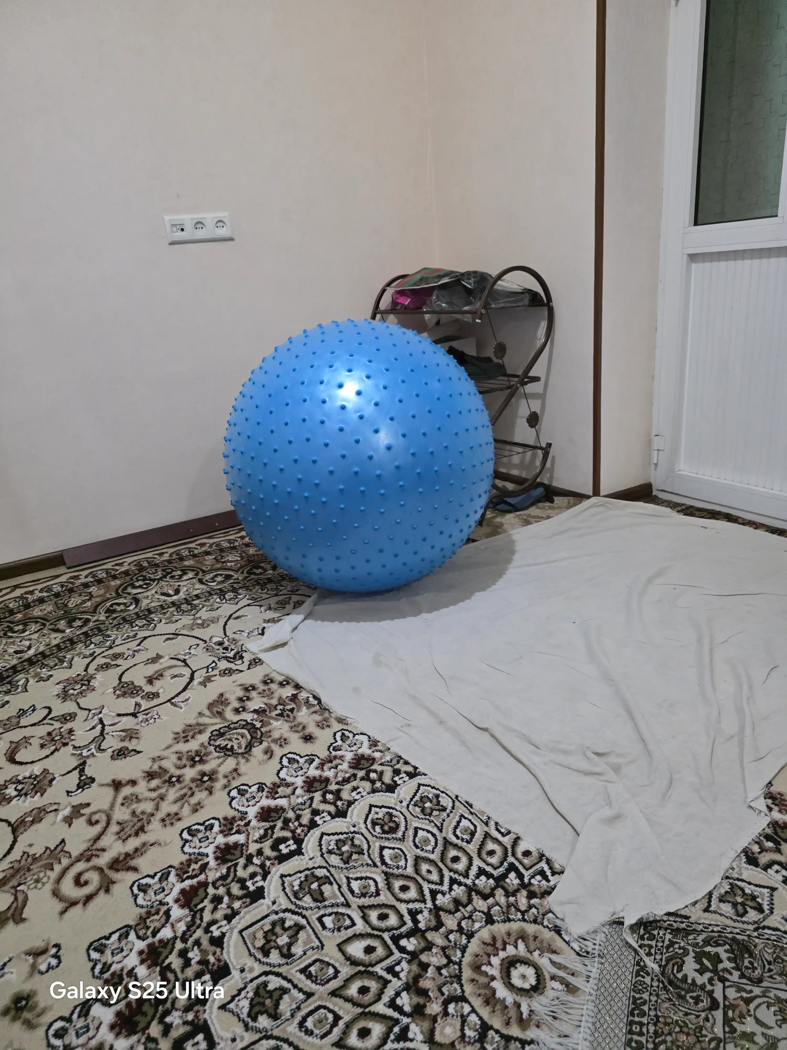 Мяч для фитнеса, гимнастический, с шипами, фитбол
