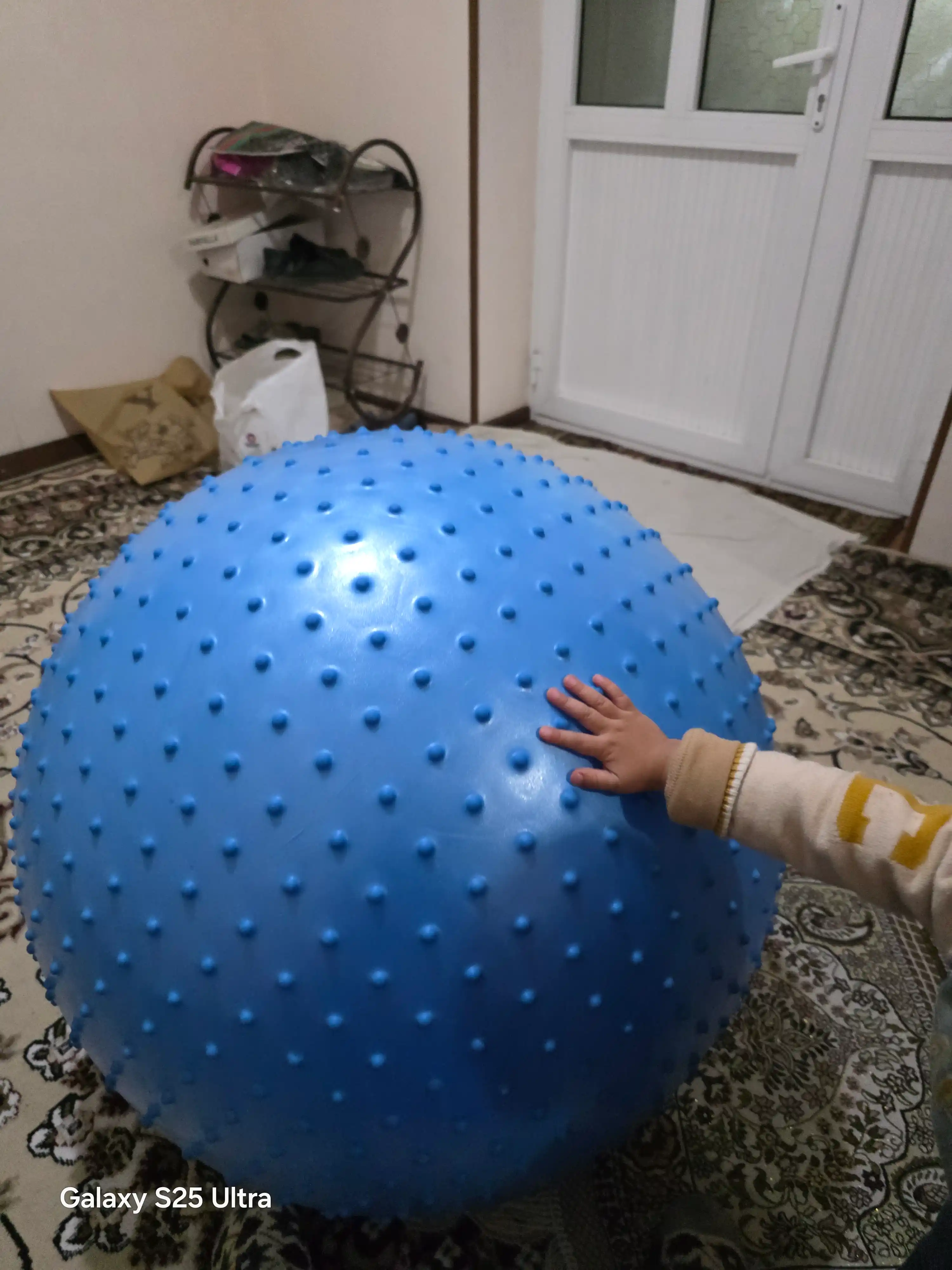 Мяч для фитнеса, гимнастический, с шипами, фитбол