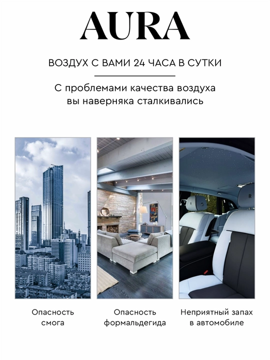 Очиститель воздуха для офиса и дома Air Purifier AURA PS1