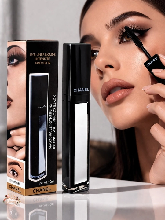 Chanel Mascara Waterproof Intense Black, удлиняющая и объемная черная тушь