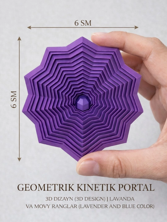 Bolalar va kattalar uchun 3D, geometrik shakl 10 burchakli - 