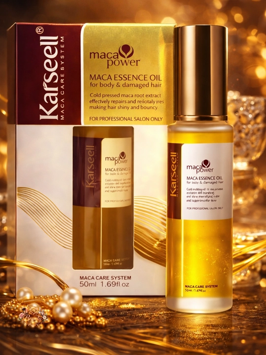 Karseell Maca Essence Oil soch moyi, sochni tiklovchi, oziqlantiruvchi va jilo beruvchi - 