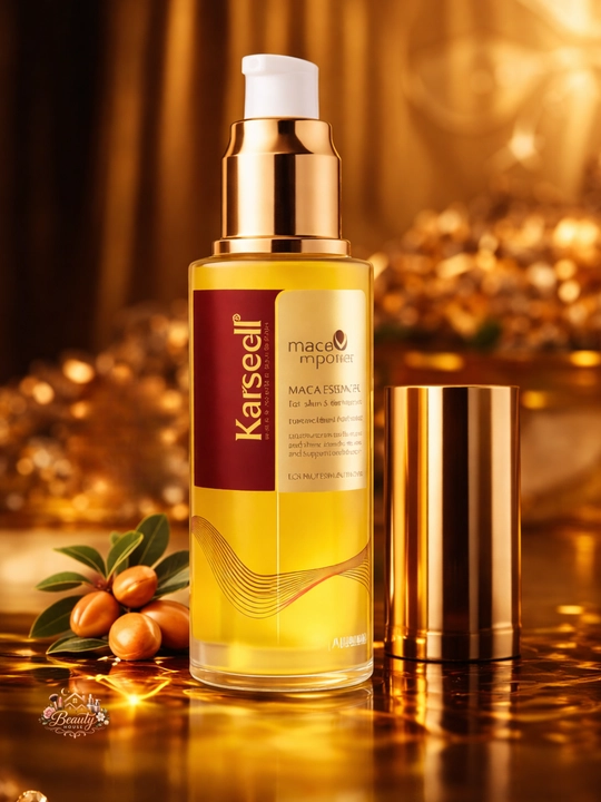 Karseell Maca Essence Oil soch moyi, sochni tiklovchi, oziqlantiruvchi va jilo beruvchi