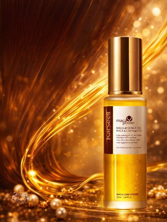 Karseell Maca Essence Oil soch moyi, sochni tiklovchi, oziqlantiruvchi va jilo beruvchi