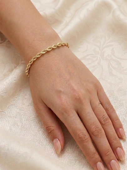 Женский браслет, 19 см, Xuping — 1001PRT-BRASLET7-ЗОЛОТ