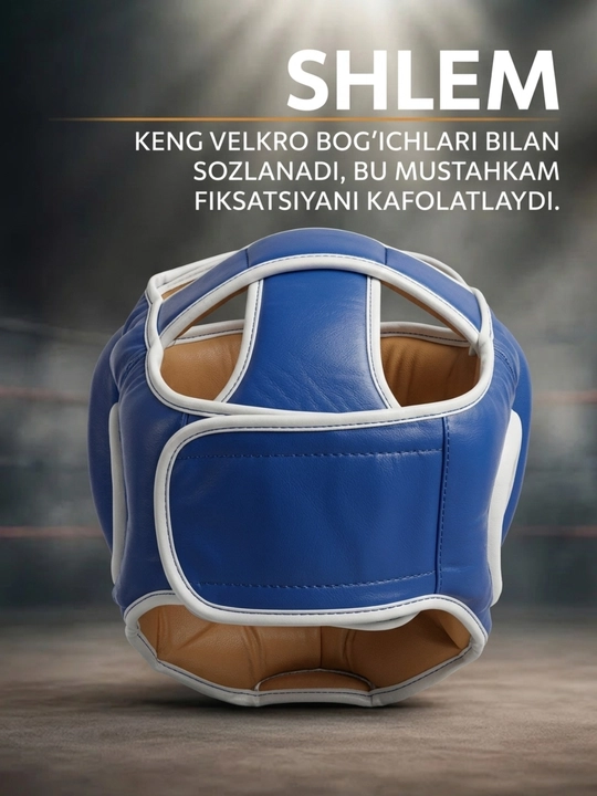 Boks shlemi – professional himoya, yumshoq va mustahkam sparring uchun