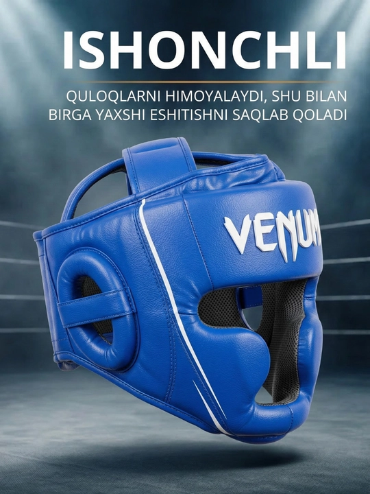Boks shlemi – professional himoya, yumshoq va mustahkam sparring uchun