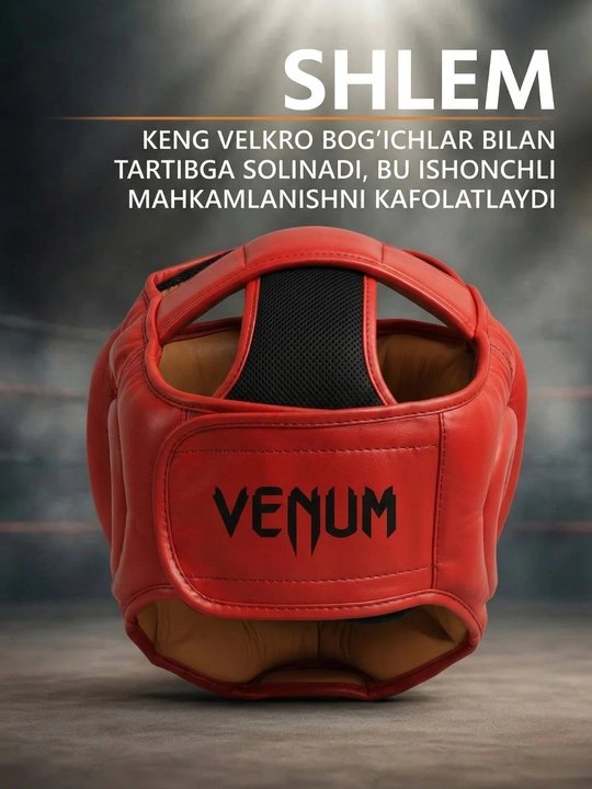Boks shlemi – professional himoya, yumshoq va mustahkam sparring uchun