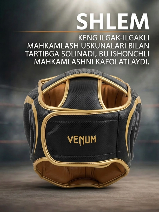 Boks shlemi – professional himoya, yumshoq va mustahkam sparring uchun