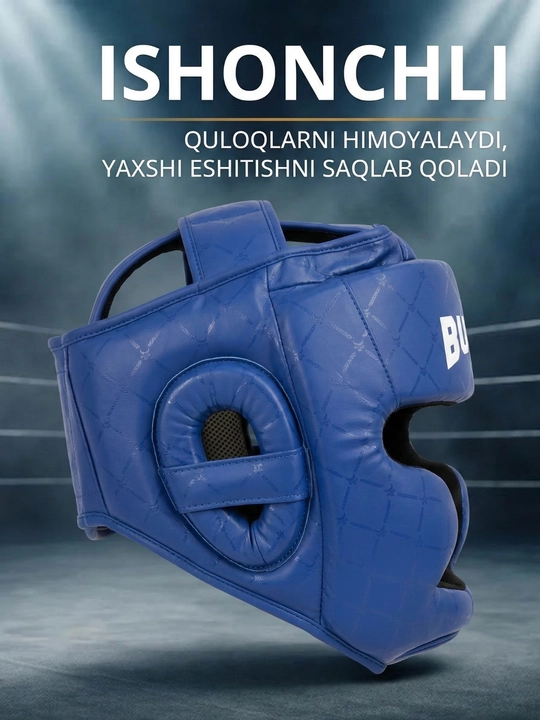Boks shlemi PRO – kuchli zarbadan himoya, qulay va ishonchli sport shlem