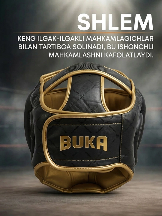 Boks shlemi PRO – kuchli zarbadan himoya, qulay va ishonchli sport shlem