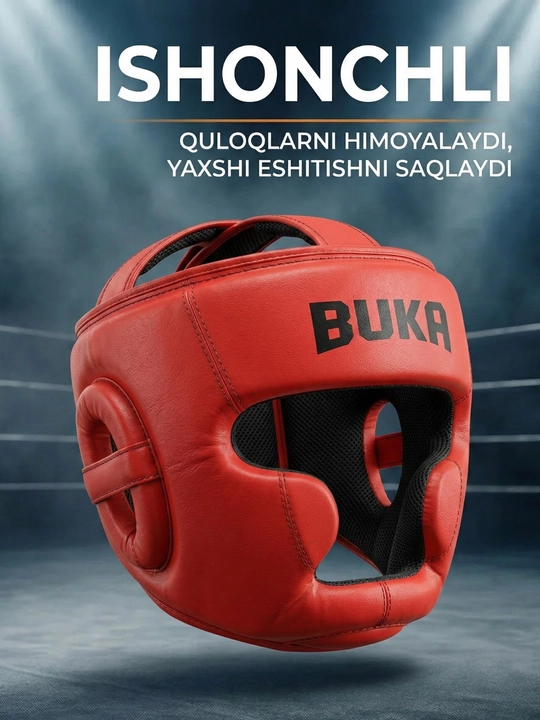 Boks shlemi PRO – kuchli zarbadan himoya, qulay va ishonchli sport shlem