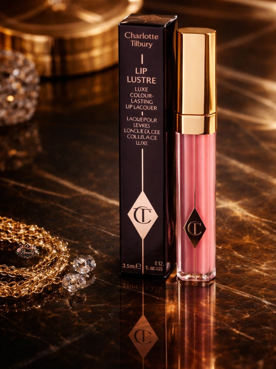 Charlotte Tilbury Lip Gloss Lip Lustre, namlovchi, lab uchun yorqin gloss, uzoq turadigan - 