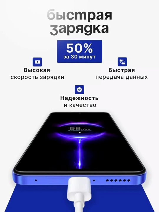 Tez zaryadlash, Type-C kabeli bilan 45 Vt quvvatli Samsung Travel Adapter  zaryadlagichi
