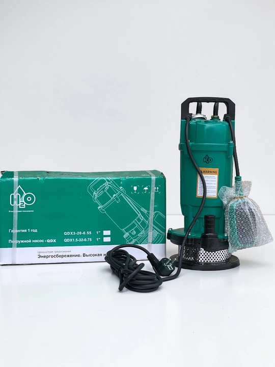Drenaj nasosi, Suv osti nasosi H2O QDX3-20-0.55 / QDX1.5-32-0.75, 25mm