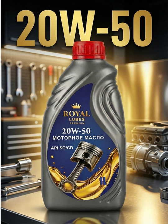 Моторное масло Royal Lubes, 20w-50, 2T, 1л - 