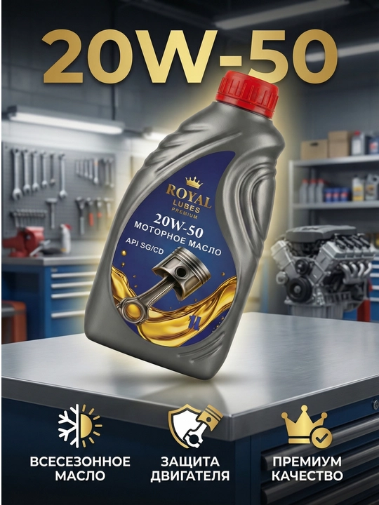 Royal Lubes motor moyi, 20w-50, 2T, 1L
