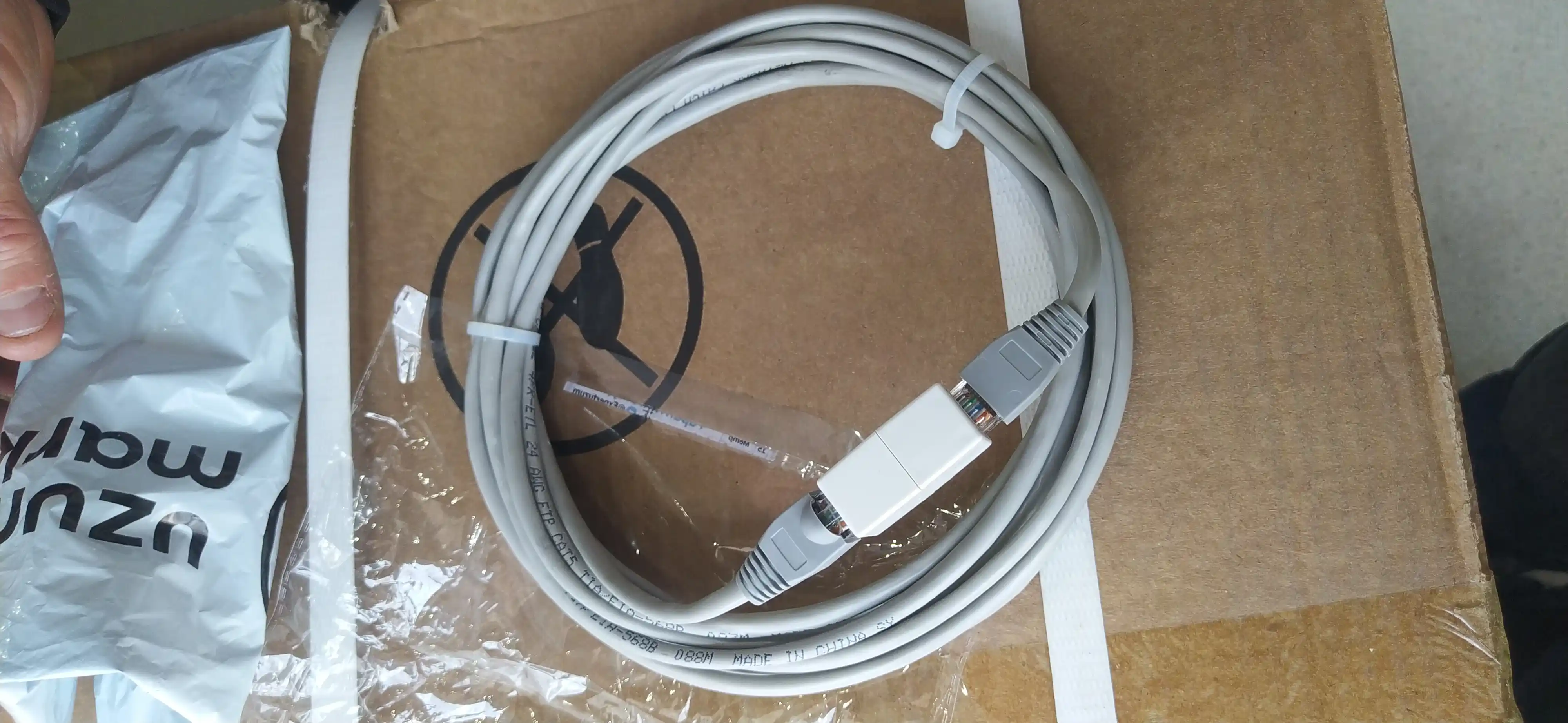 LAN o'tish adapteri RJ45/RJ45 mamka, tarmoq va Internet kabelini ulash uchun mo'ljallangan
