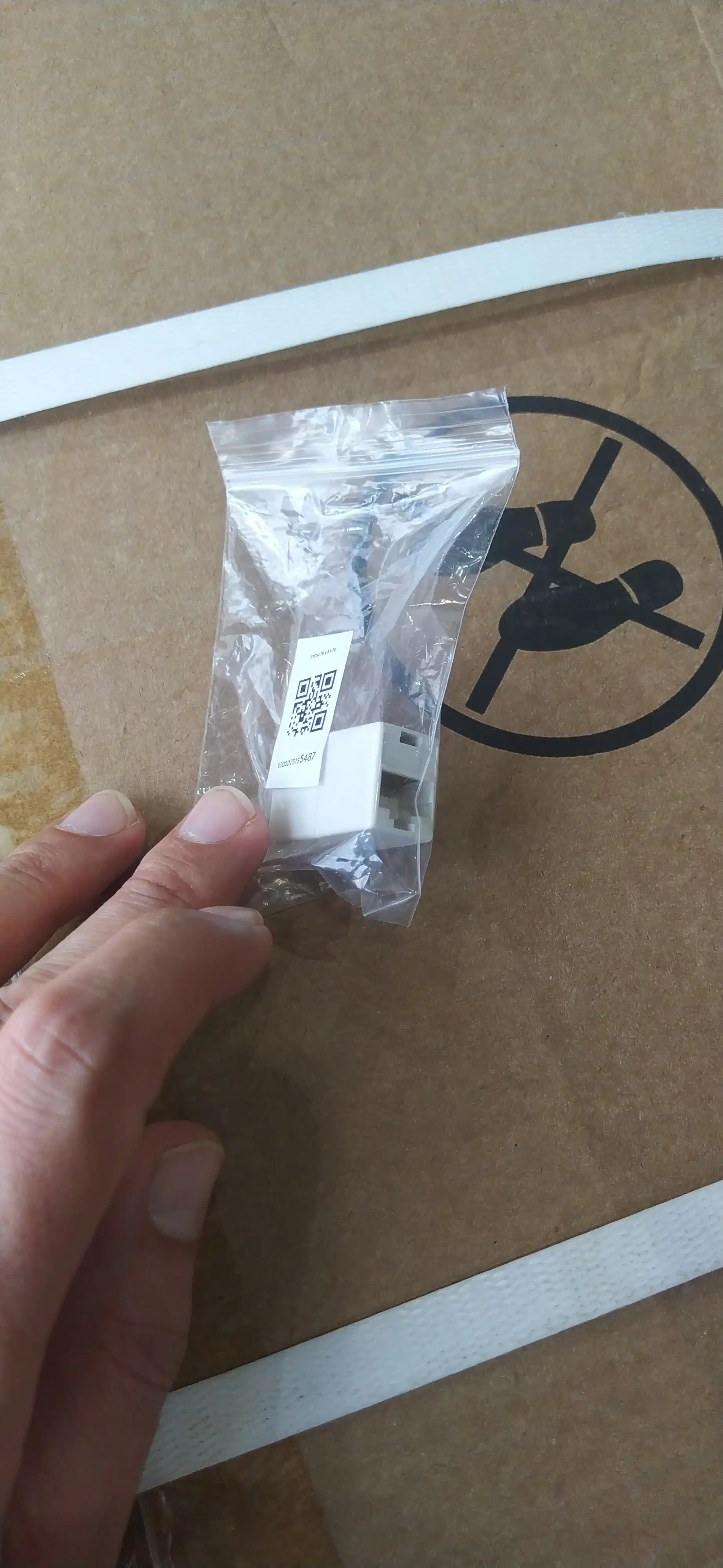 LAN o'tish adapteri RJ45/RJ45 mamka, tarmoq va Internet kabelini ulash uchun mo'ljallangan